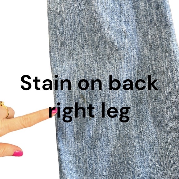 Tommy Hilfiger Jeans Women's 11 Hipster Flare Vintage Light Wash Stretch Flaws - Picture 9 of 16